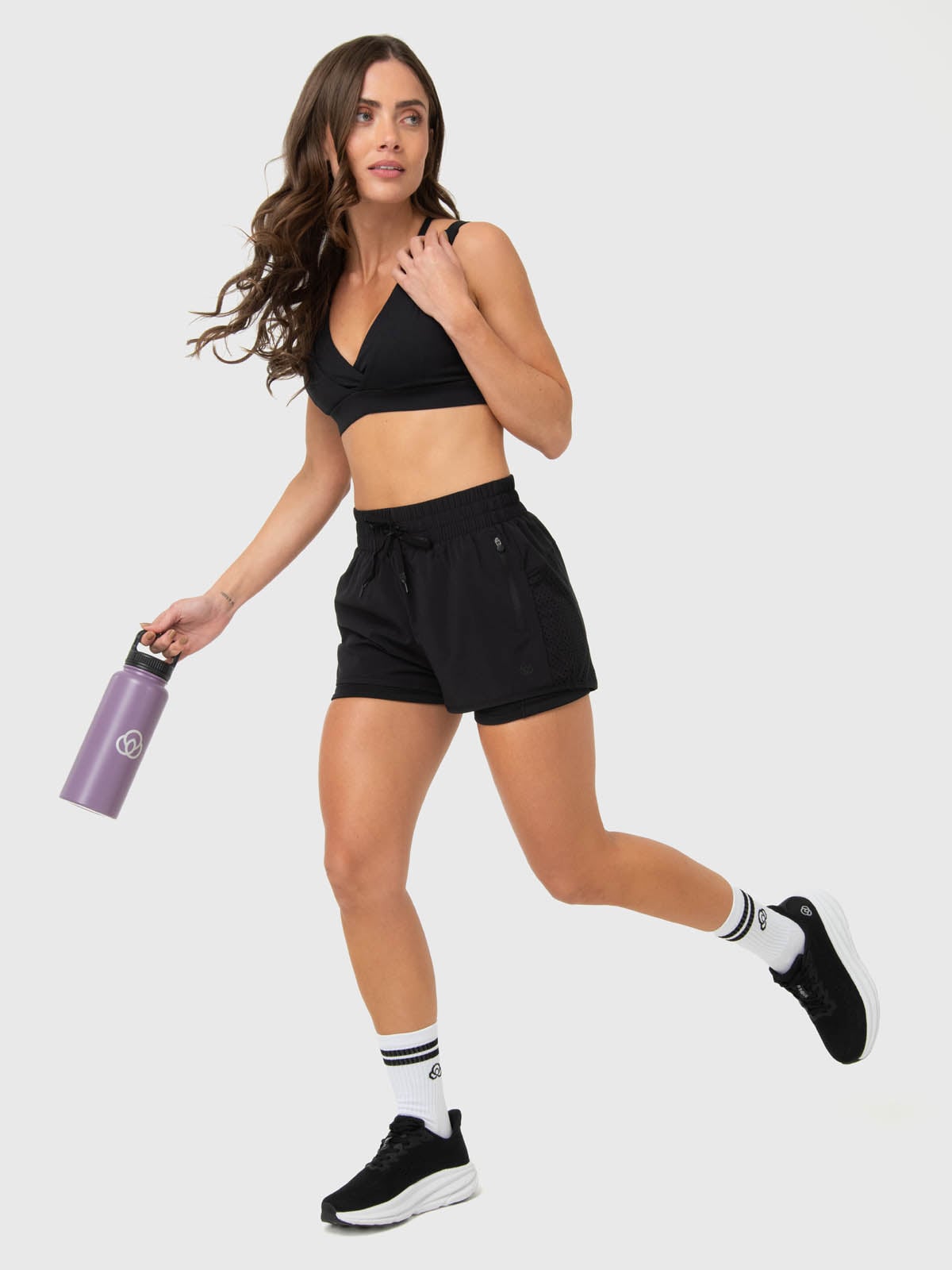 SHORT MUJER 2 IN 1 TRAIN ROSADO BSOUL - 5