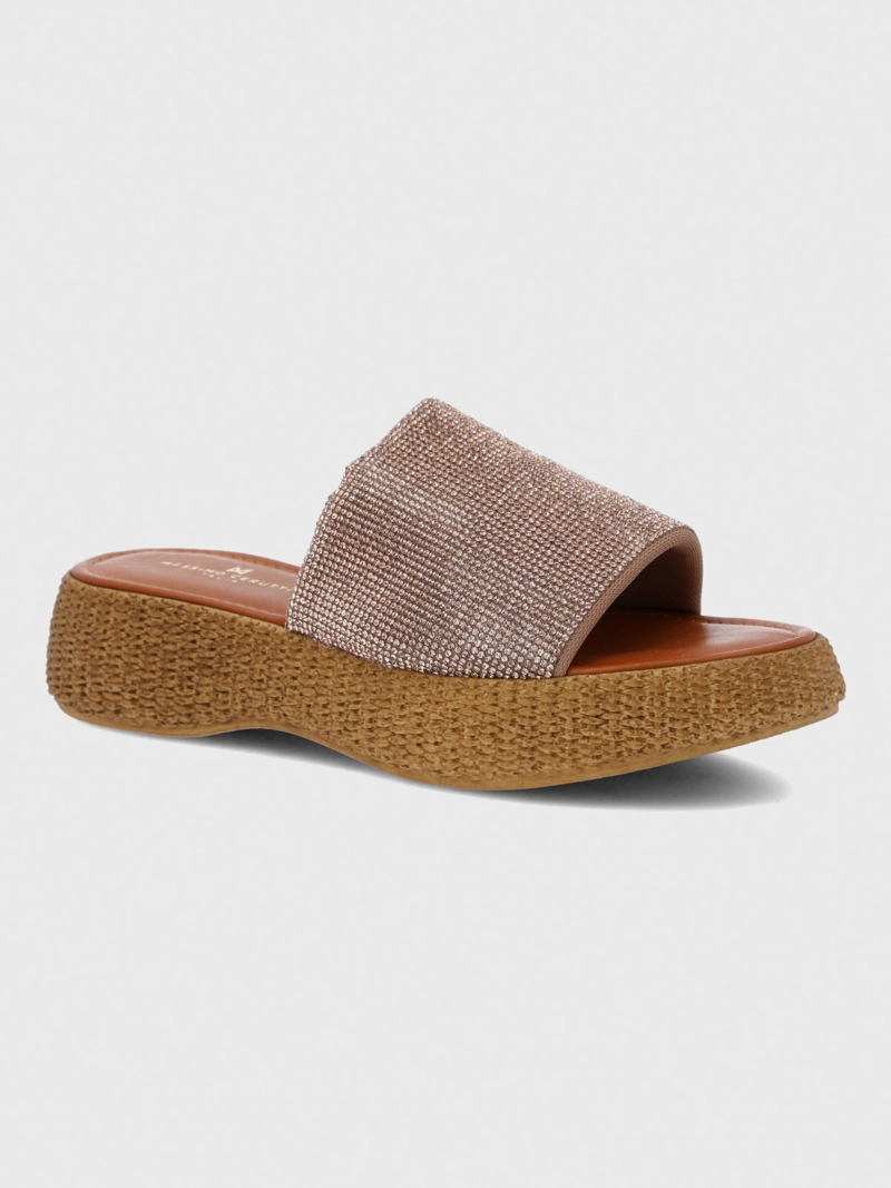 SANDALIA CERUTTI MUJER SAITTA METALIZADA HUSH PUPPIES - 1