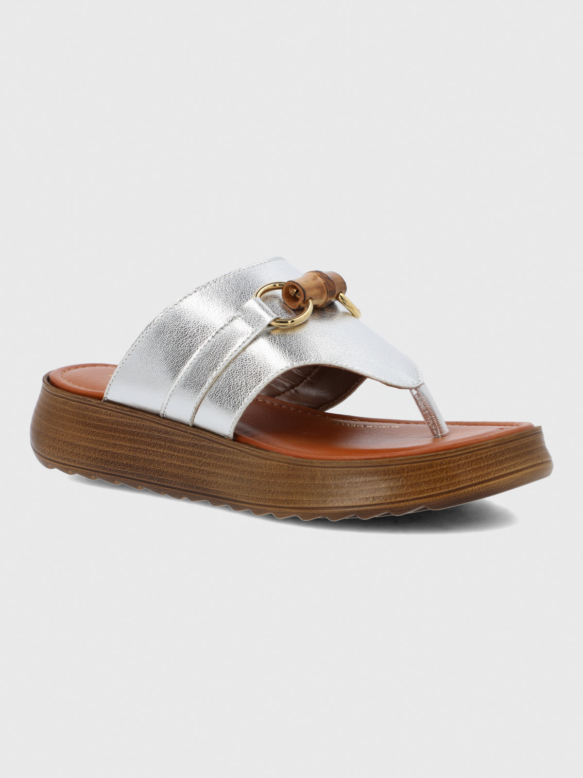 SANDALIA CERUTTI MUJER VICINA METALIZADA HUSH PUPPIES - 1