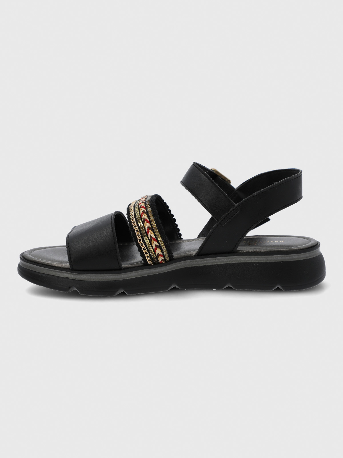 SANDALIA CERUTTI MUJER SAMBUCIA NEGRA HUSH PUPPIES - 7