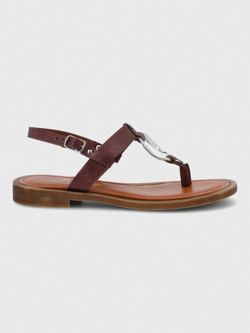 SANDALIA CERUTTI MUJER PISANI ROJA HUSH PUPPIES - 4