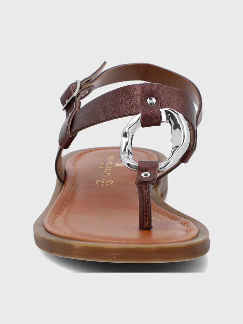 SANDALIA CERUTTI MUJER PISANI ROJA HUSH PUPPIES - 5