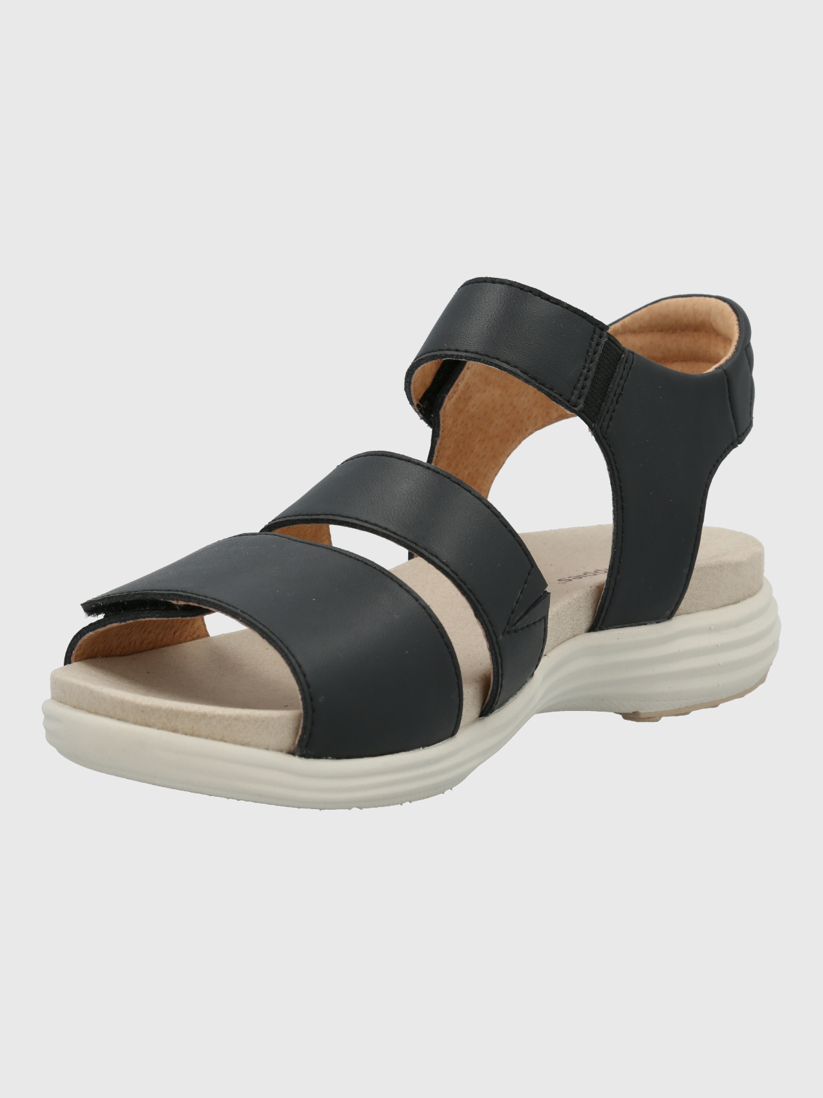SANDALIA CUERO MUJER LORRY MULTI NEGRA HUSH PUPPIES - 5