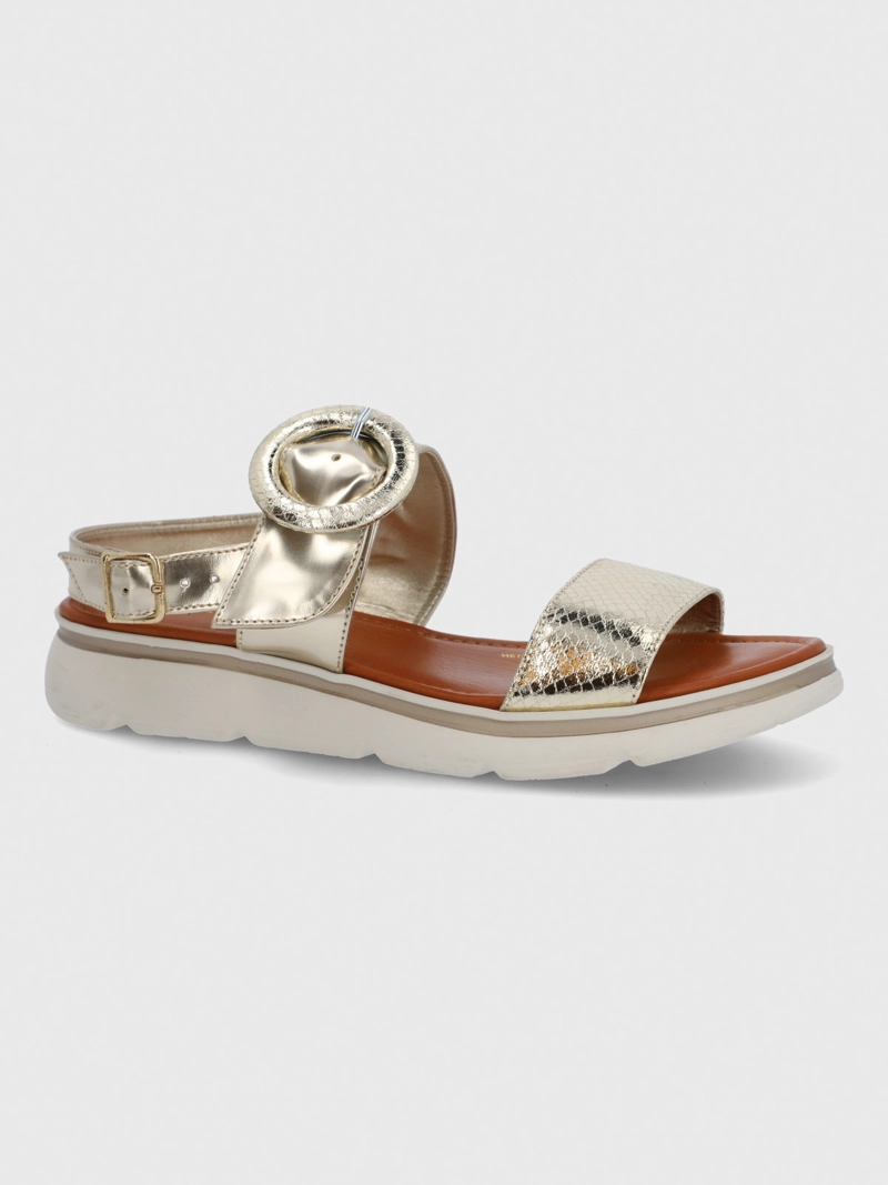 HUSH-PUPPIES SANDALIA CERUTTI MUJER DIRILLO METALIZADA HUSH PUPPIES