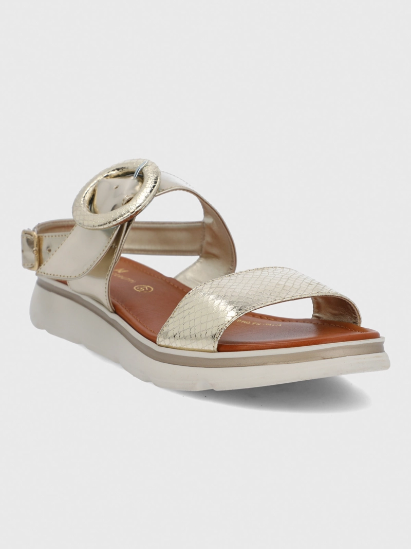 SANDALIA CERUTTI MUJER DIRILLO METALIZADA HUSH PUPPIES - 2