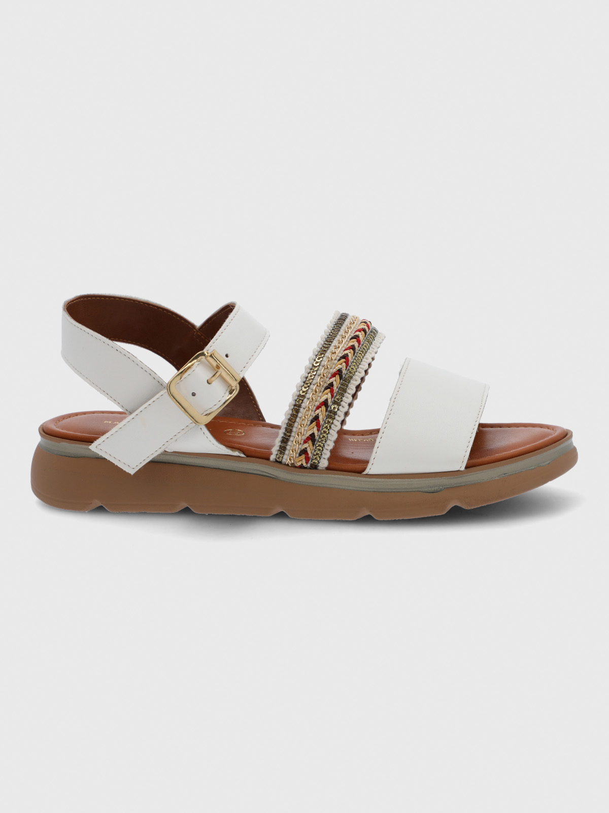 SANDALIA CERUTTI MUJER SAMBUCIA BLANCA HUSH PUPPIES - 4