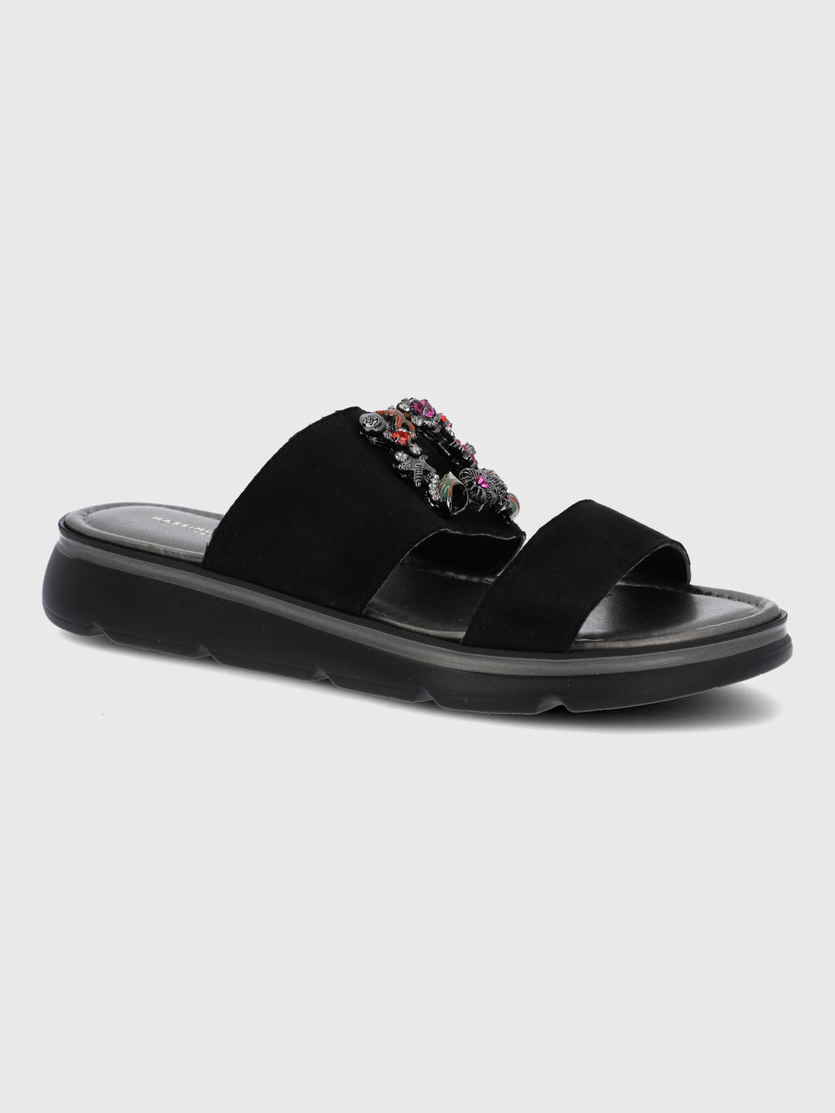SANDALIA CERUTTI MUJER AQUINO NEGRA HUSH PUPPIES - 1
