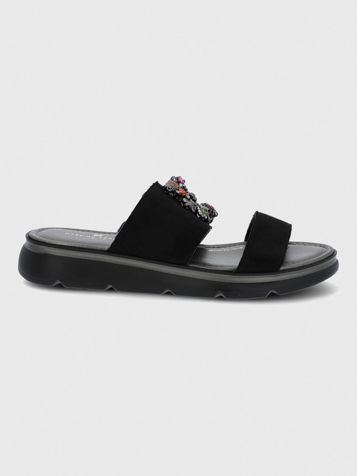 SANDALIA CERUTTI MUJER AQUINO NEGRA HUSH PUPPIES - 4