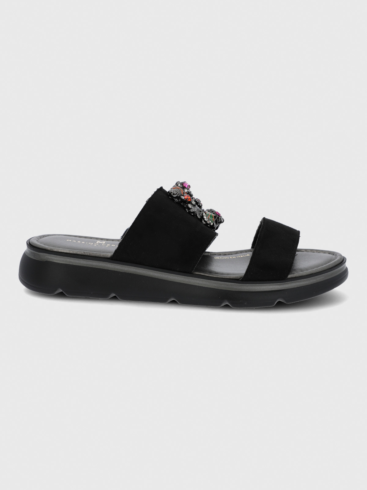 SANDALIA CERUTTI MUJER AQUINO NEGRA HUSH PUPPIES - 4