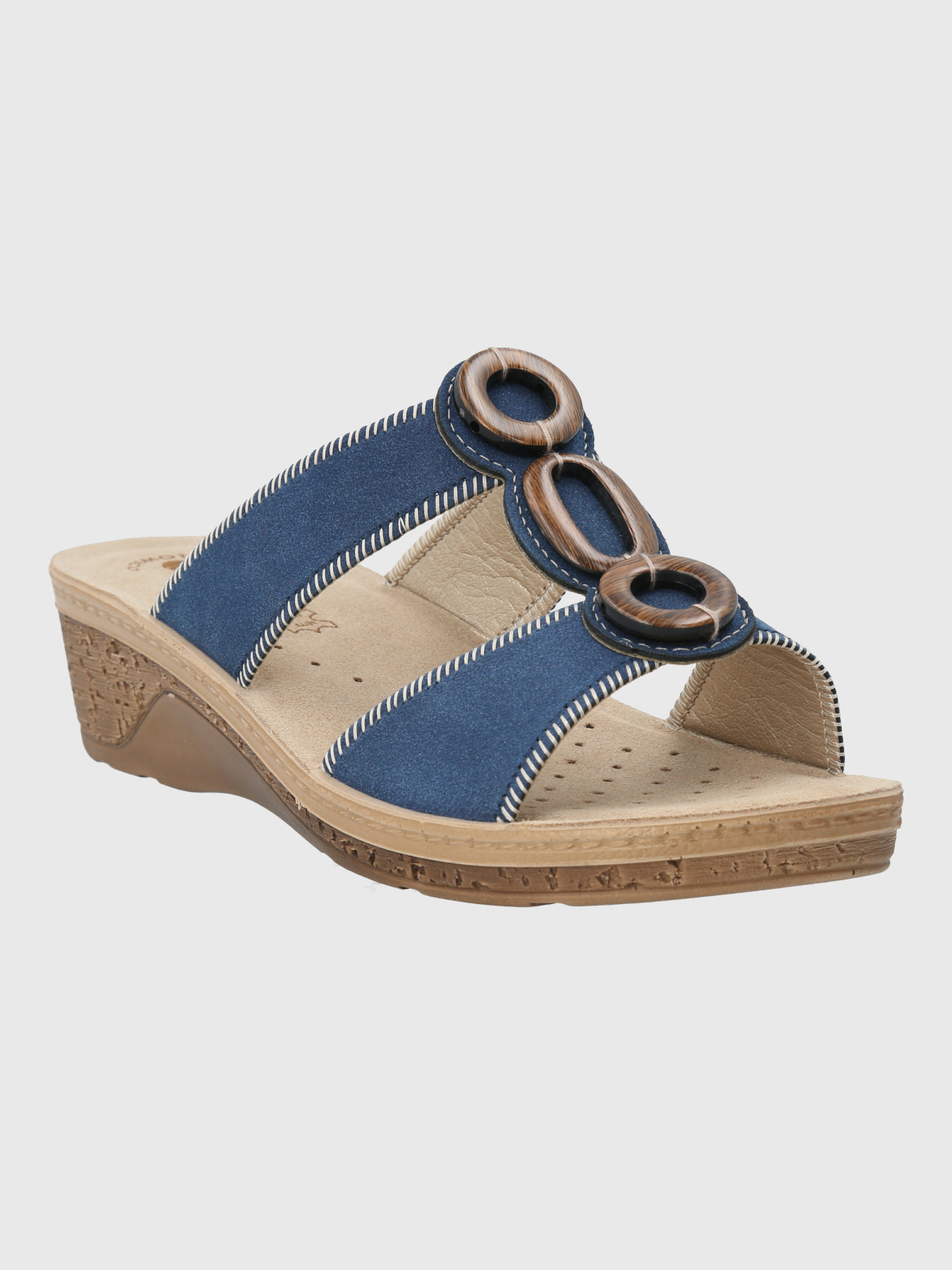 SANDALIA BUSSANA MUJER AZUL HUSH PUPPIES - 1