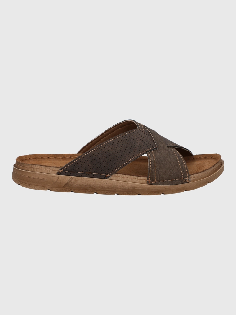 SANDALIA ZURU HOMBRE CAFE  HUSH PUPPIES - 2