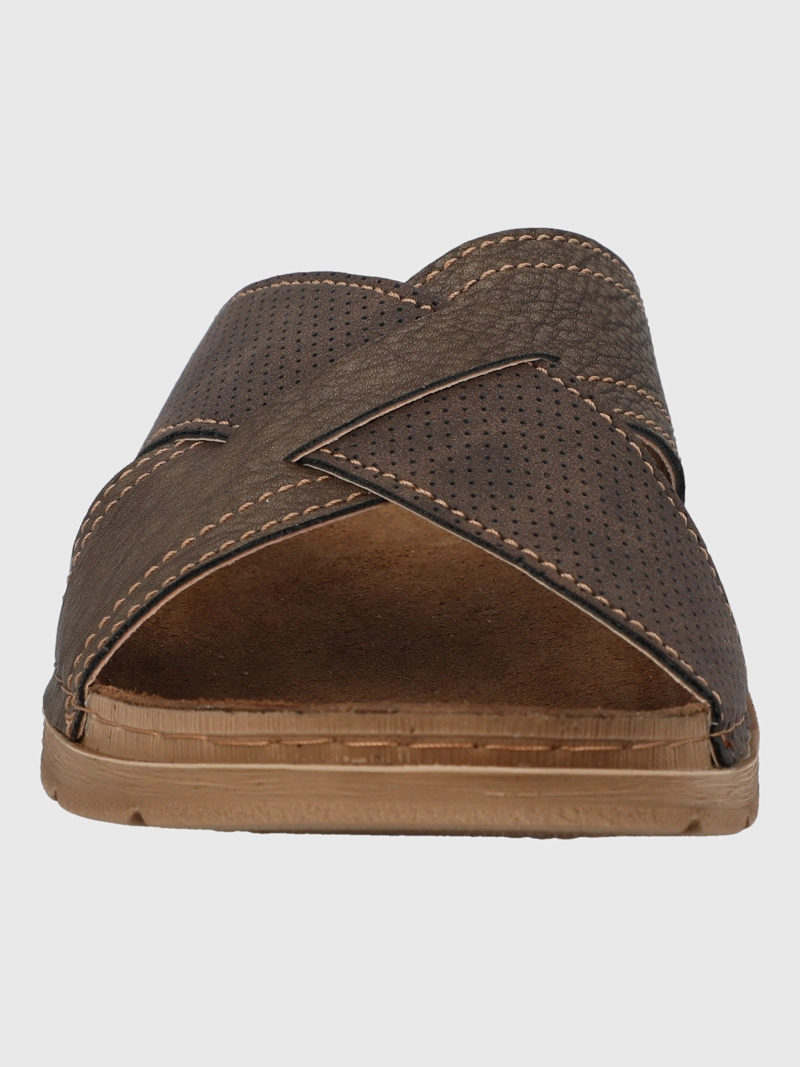 SANDALIA ZURU HOMBRE CAFE  HUSH PUPPIES - 4
