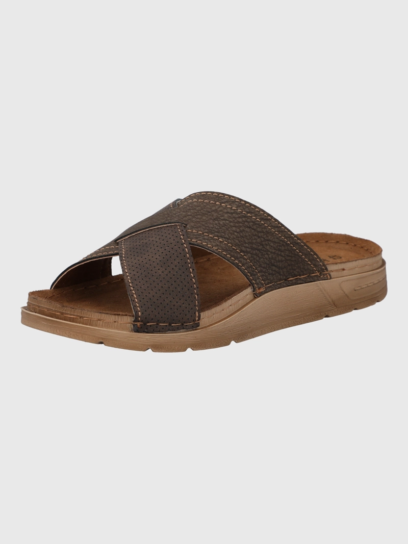SANDALIA ZURU HOMBRE CAFE  HUSH PUPPIES - 5