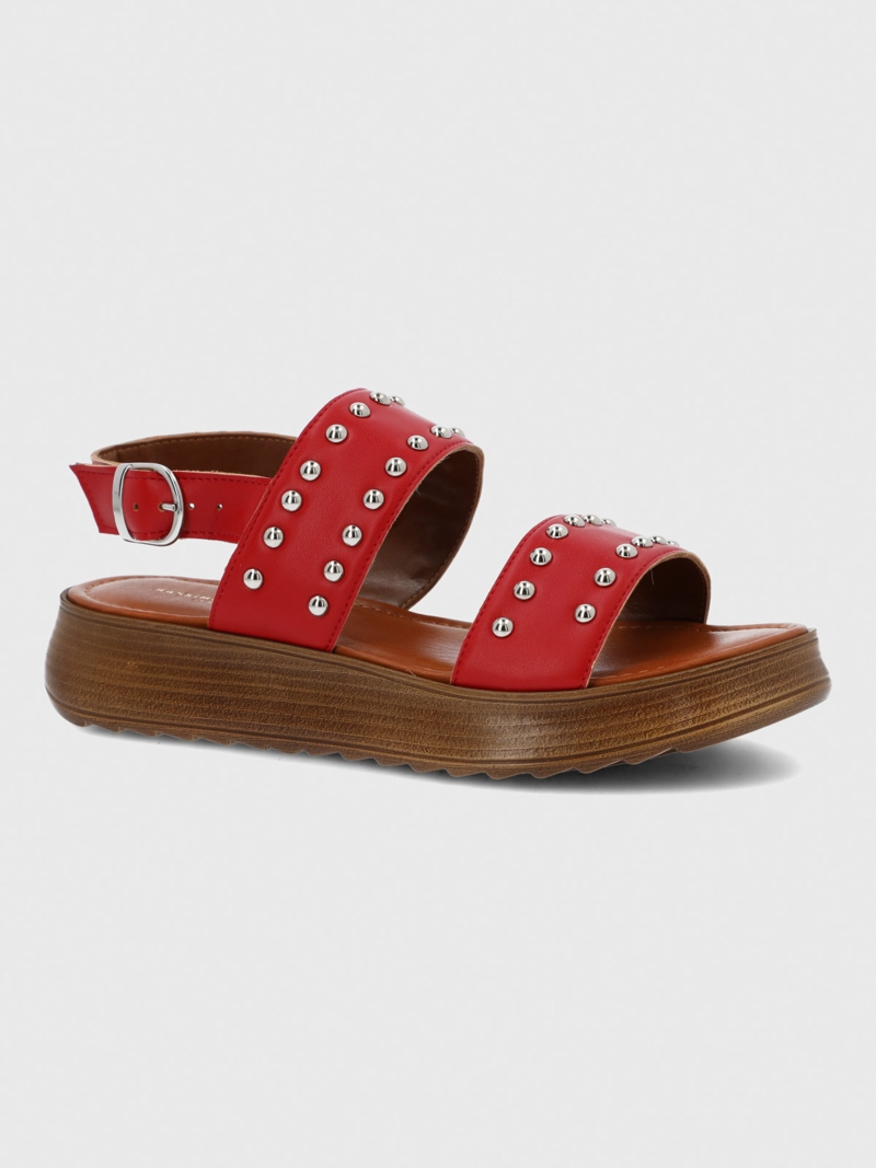 SANDALIA CERUTTI MUJER MERRADA ROJA HUSH PUPPIES - 1