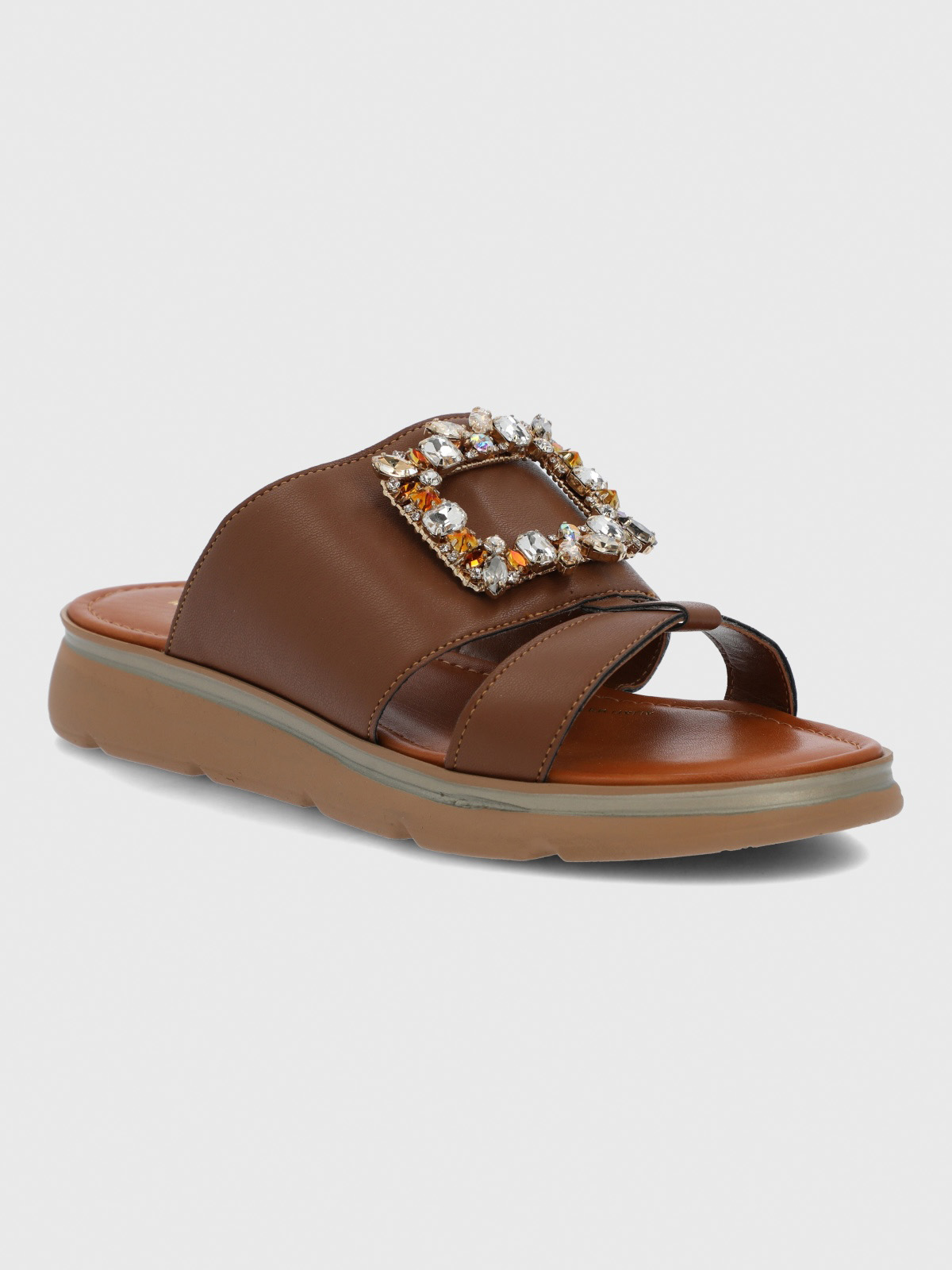 SANDALIA CERUTTI MUJER MOLARA CAFE  HUSH PUPPIES - 2
