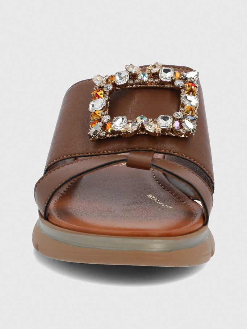 SANDALIA CERUTTI MUJER MOLARA CAFE  HUSH PUPPIES - 5