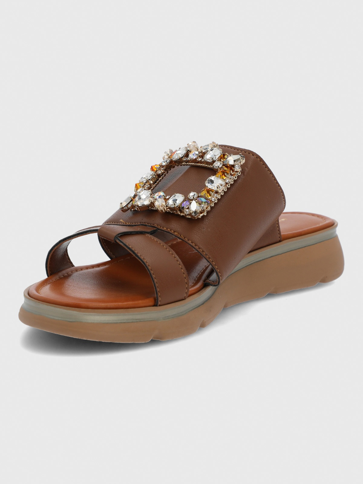 SANDALIA CERUTTI MUJER MOLARA CAFE  HUSH PUPPIES - 6