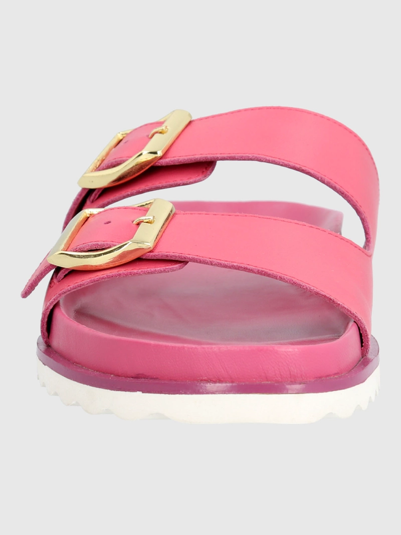 SANDALIA CUERO MUJER VARANA MORADA HUSH PUPPIES - 4