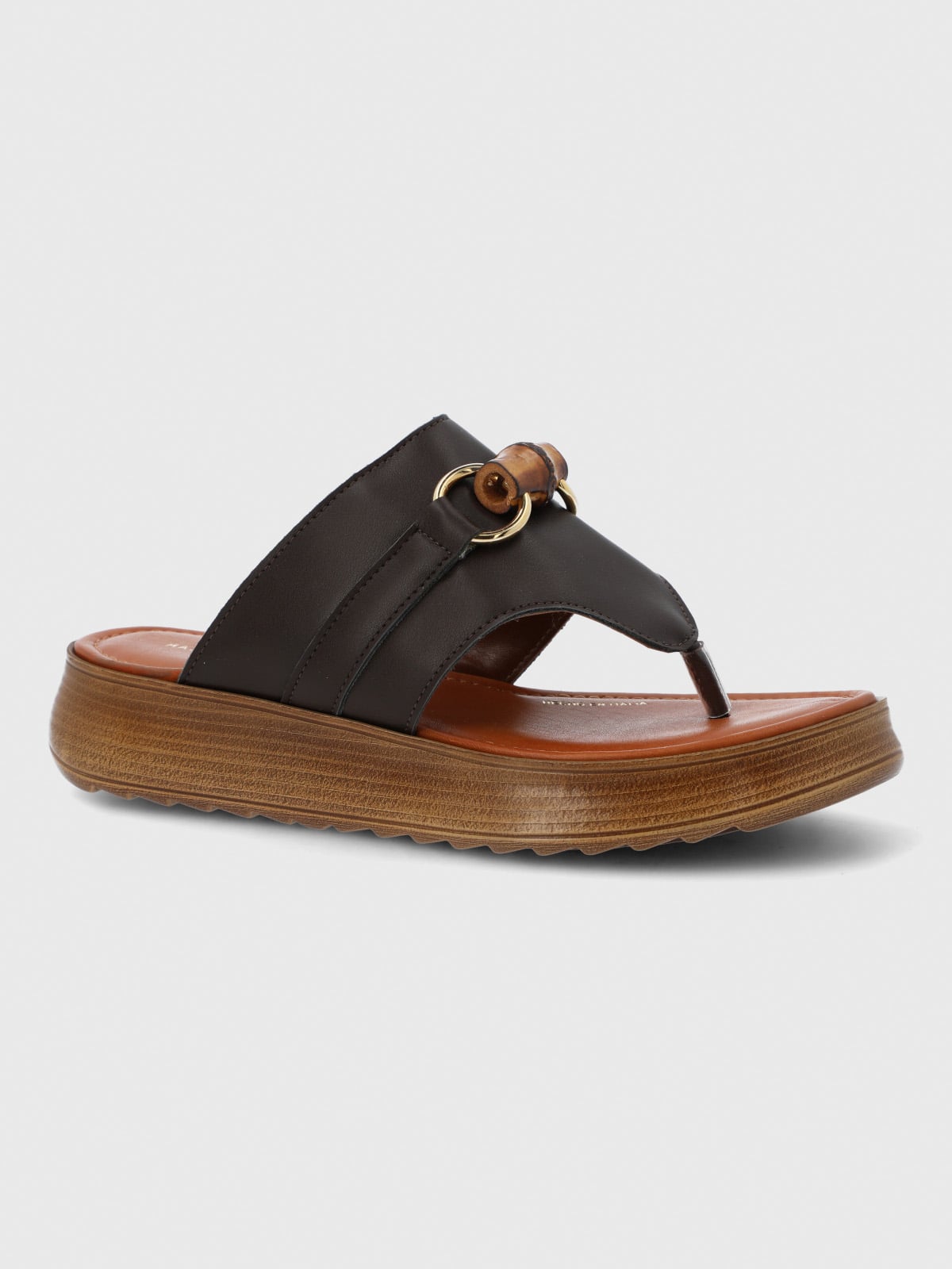 SANDALIA CERUTTI MUJER VICINALE CAFE  HUSH PUPPIES - 1