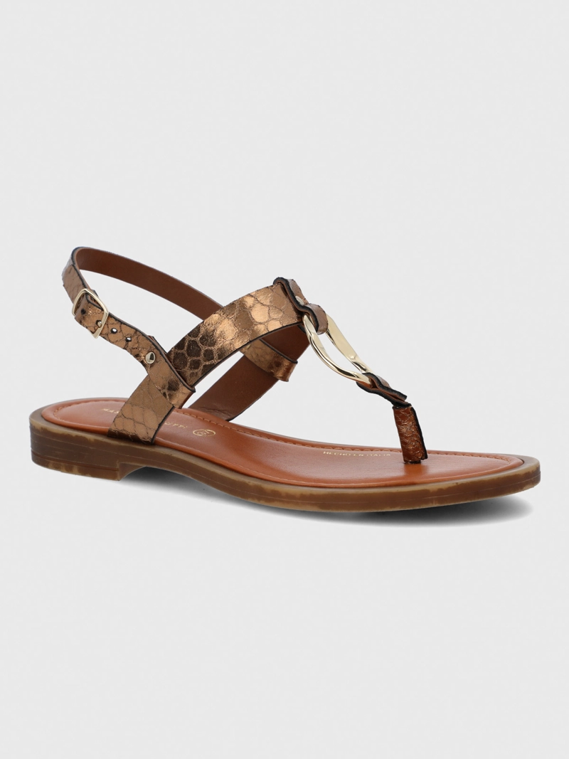 SANDALIA CERUTTI MUJER PISANI METALIZADA HUSH PUPPIES - 1