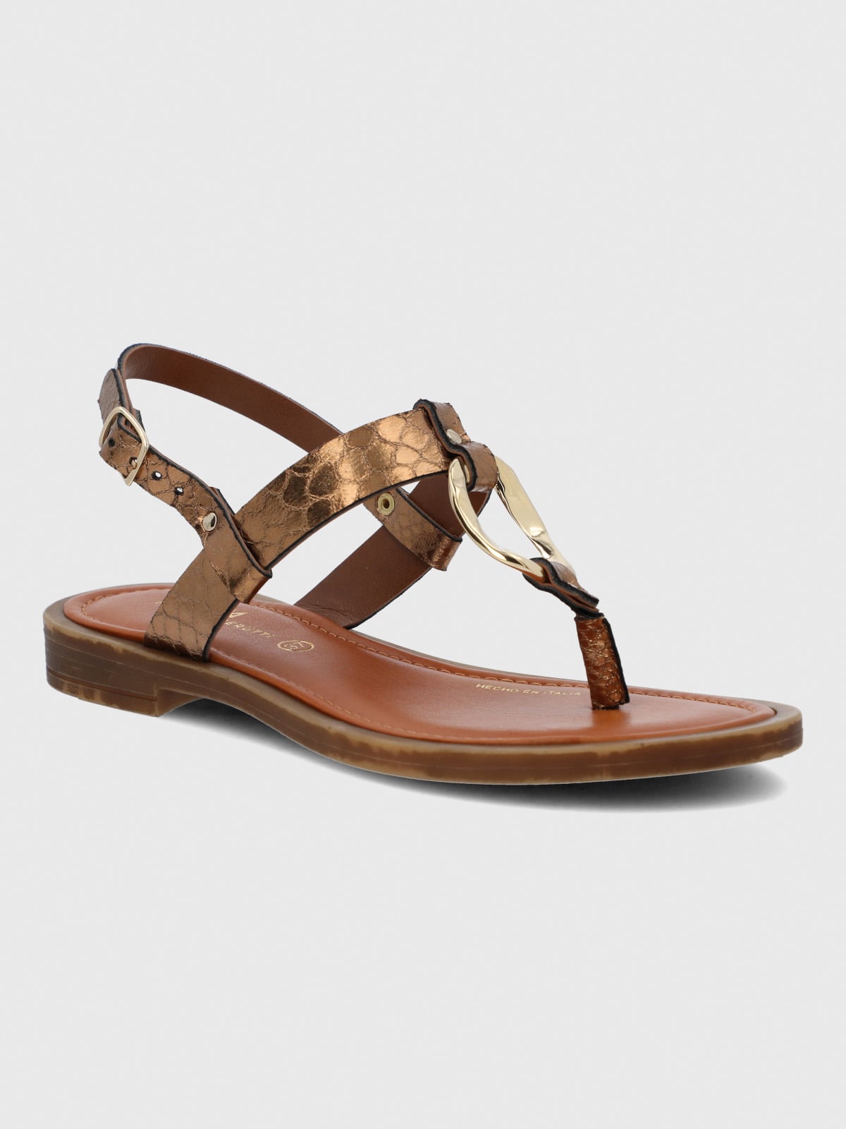 SANDALIA CERUTTI MUJER PISANI METALIZADA HUSH PUPPIES - 2