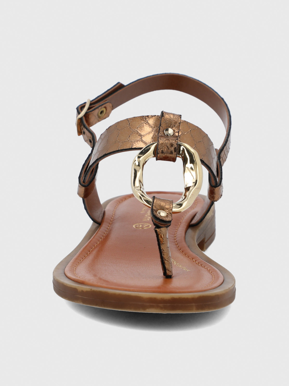 SANDALIA CERUTTI MUJER PISANI METALIZADA HUSH PUPPIES - 5