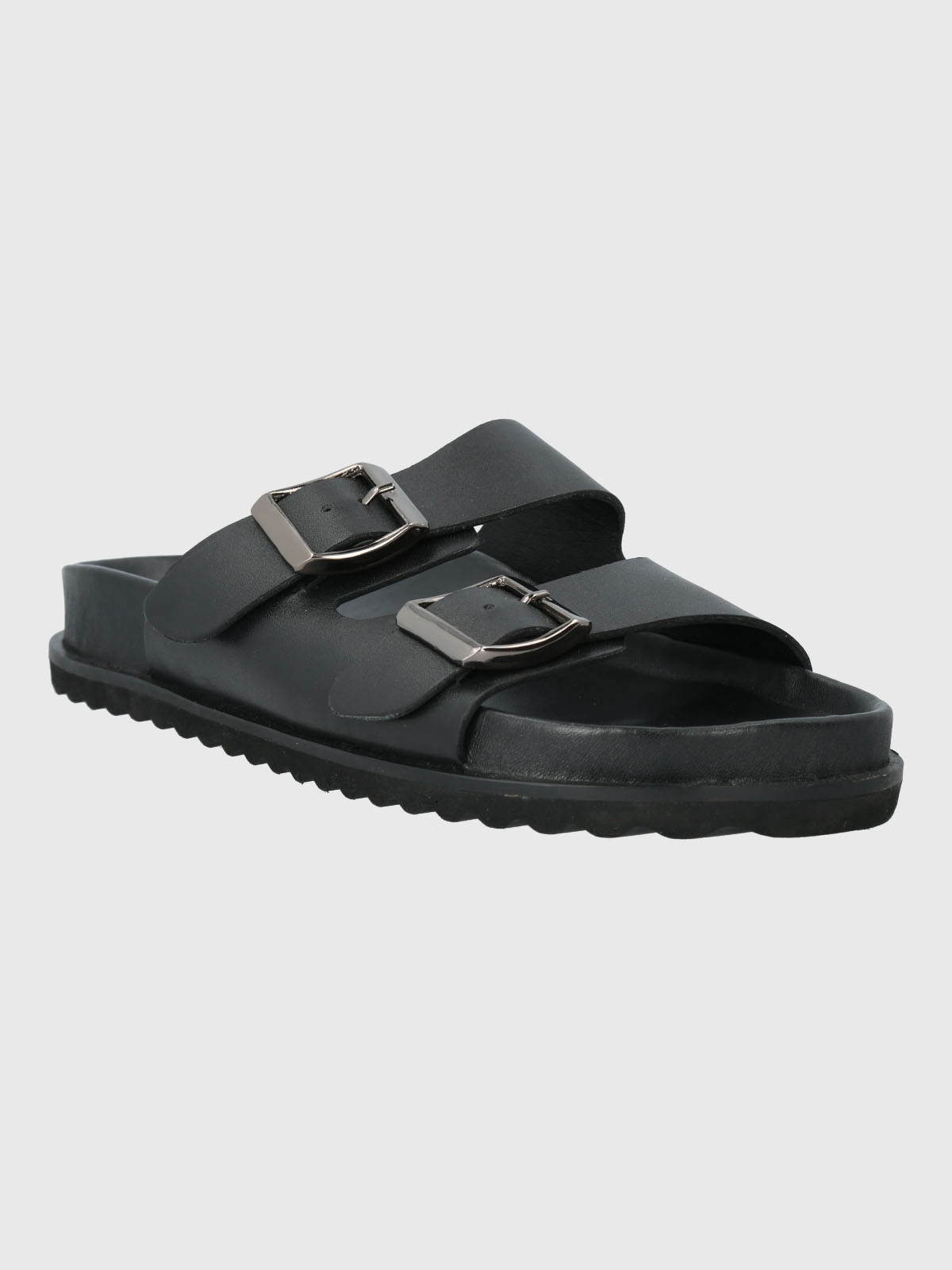 HUSH-PUPPIES SANDALIA CUERO MUJER VARANA NEGRA HUSH PUPPIES