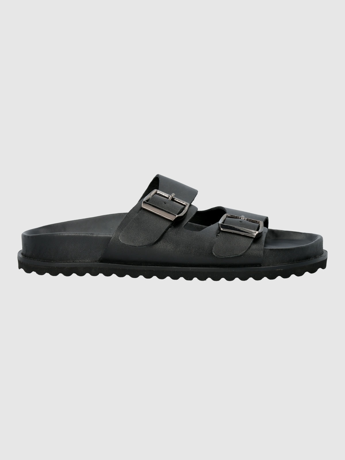 SANDALIA CUERO MUJER VARANA NEGRA HUSH PUPPIES - 2