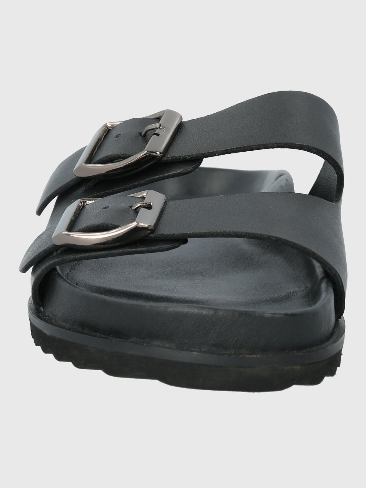 SANDALIA CUERO MUJER VARANA NEGRA HUSH PUPPIES - 4