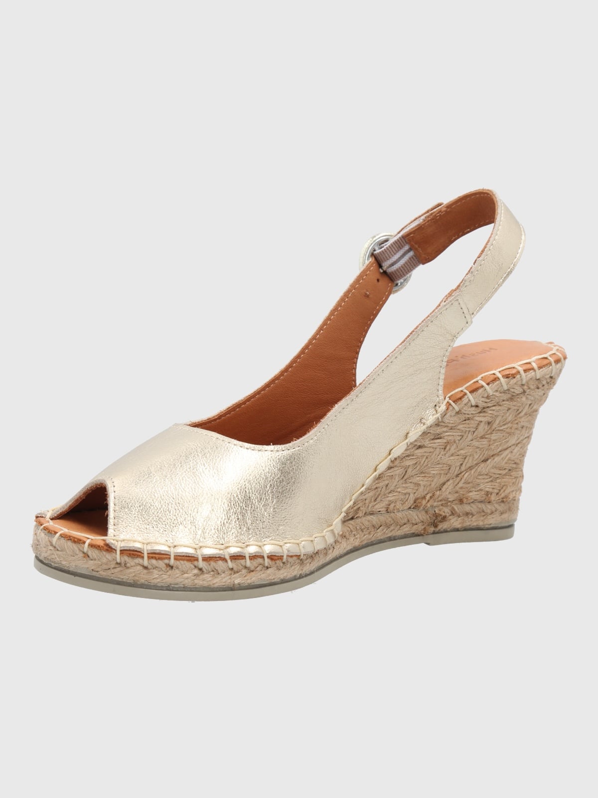 SANDALIA CUERO MUJER TOPE METALIZADA HUSH PUPPIES - 5
