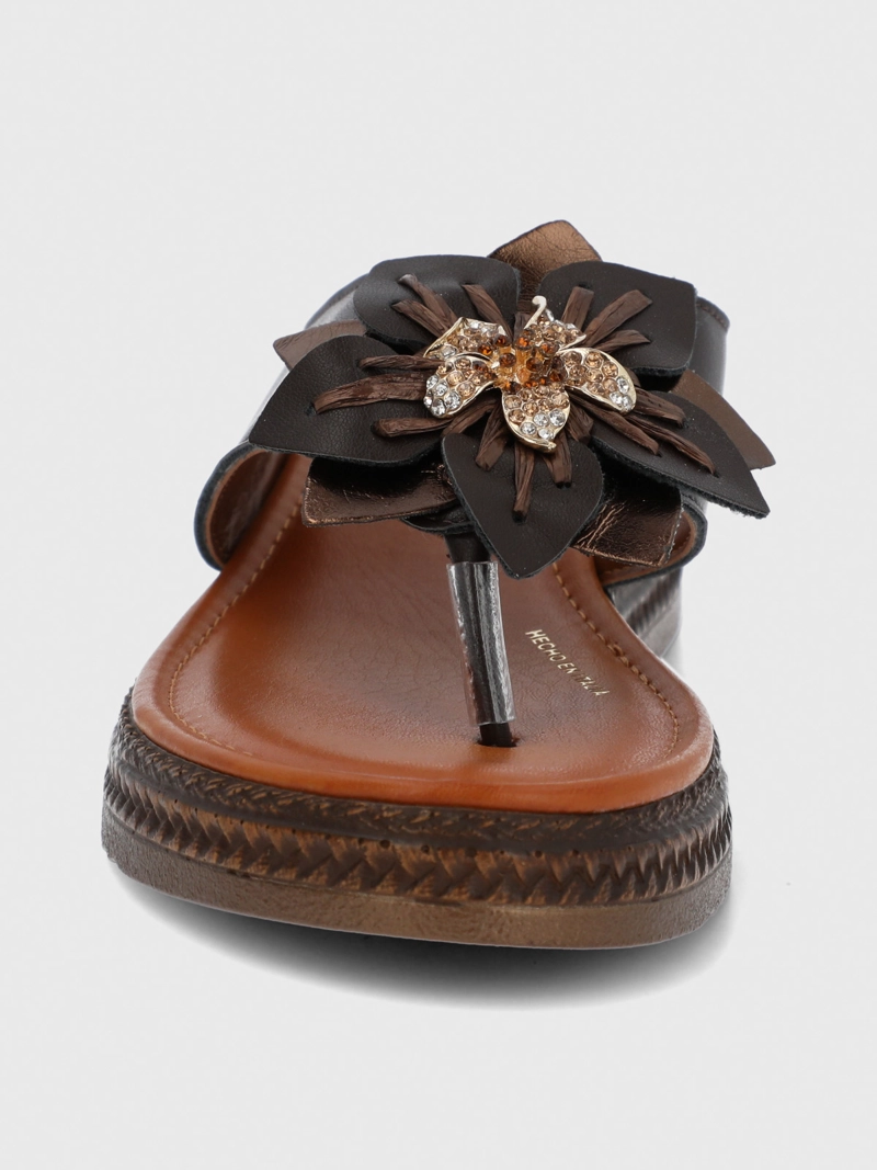 SANDALIA CERUTTI MUJER CIPRESSI CAFE  HUSH PUPPIES - 5