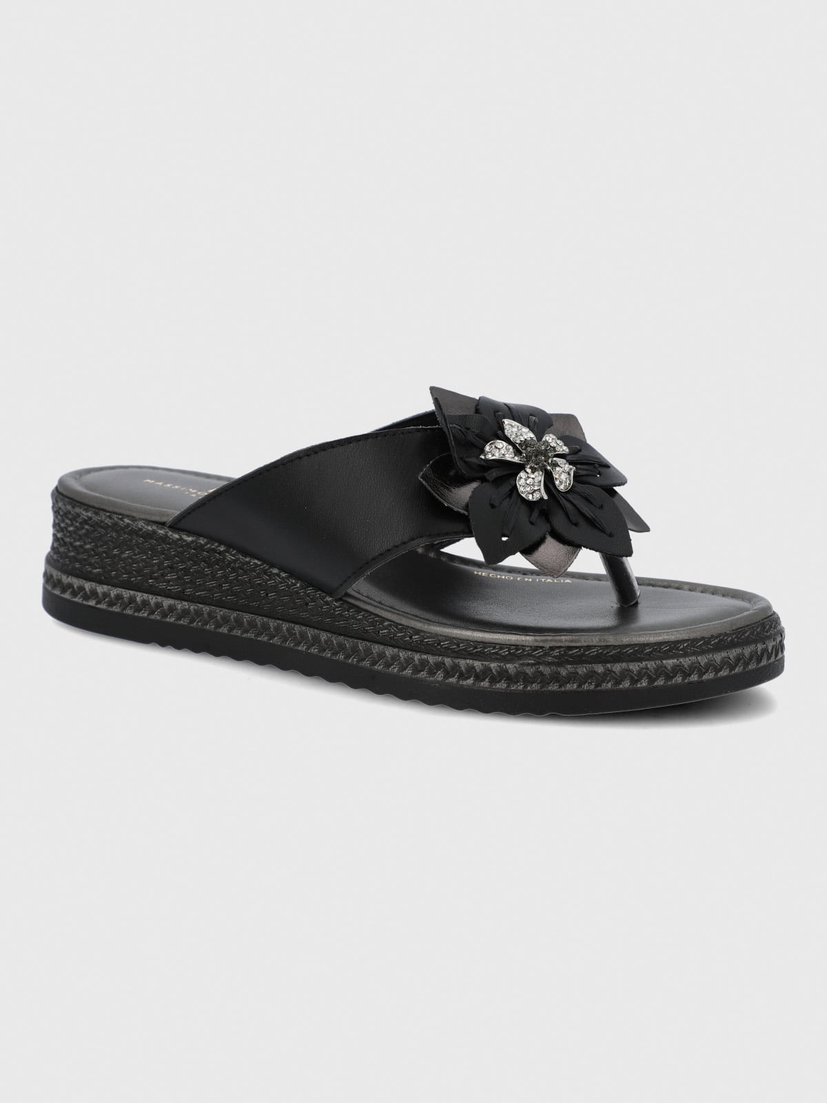 SANDALIA CERUTTI MUJER CIPRESSI NEGRA HUSH PUPPIES - 1