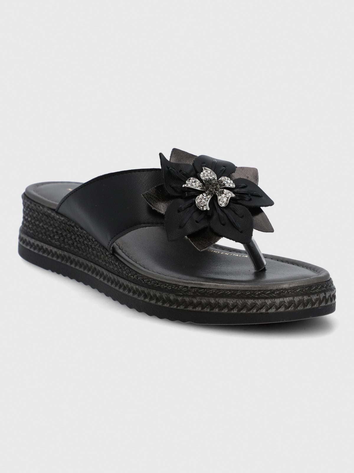 SANDALIA CERUTTI MUJER CIPRESSI NEGRA HUSH PUPPIES - 2