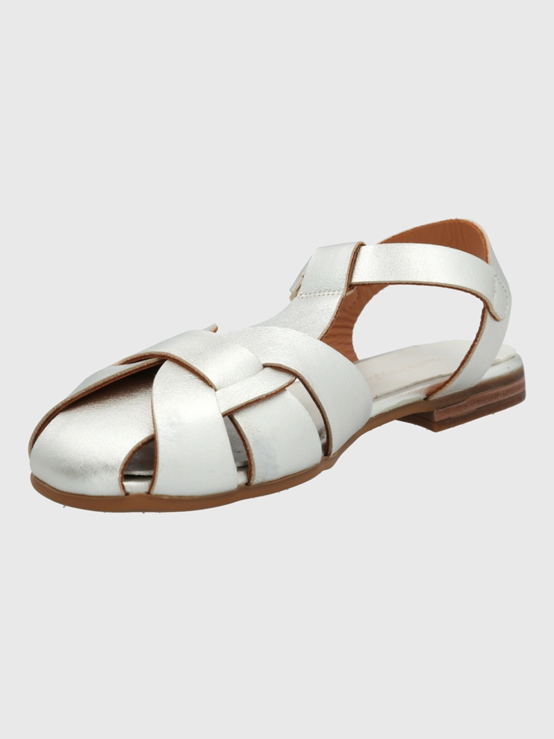 SANDALIA CUERO MUJER TESTANA METALIZADA HUSH PUPPIES - 5
