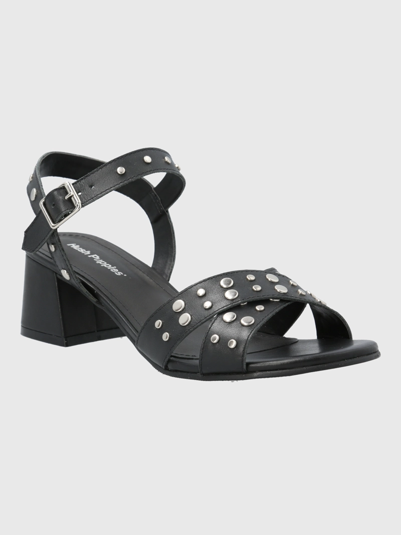 SANDALIA VESTIR MUJER CUERO CASALE NEGRA HUSH PUPPIES - 1