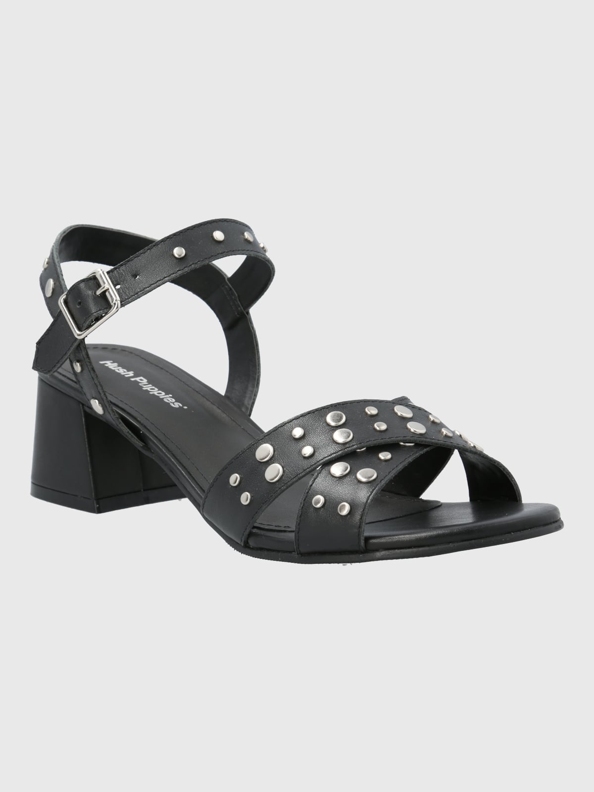 SANDALIA VESTIR MUJER CUERO CASALE NEGRA HUSH PUPPIES - 1