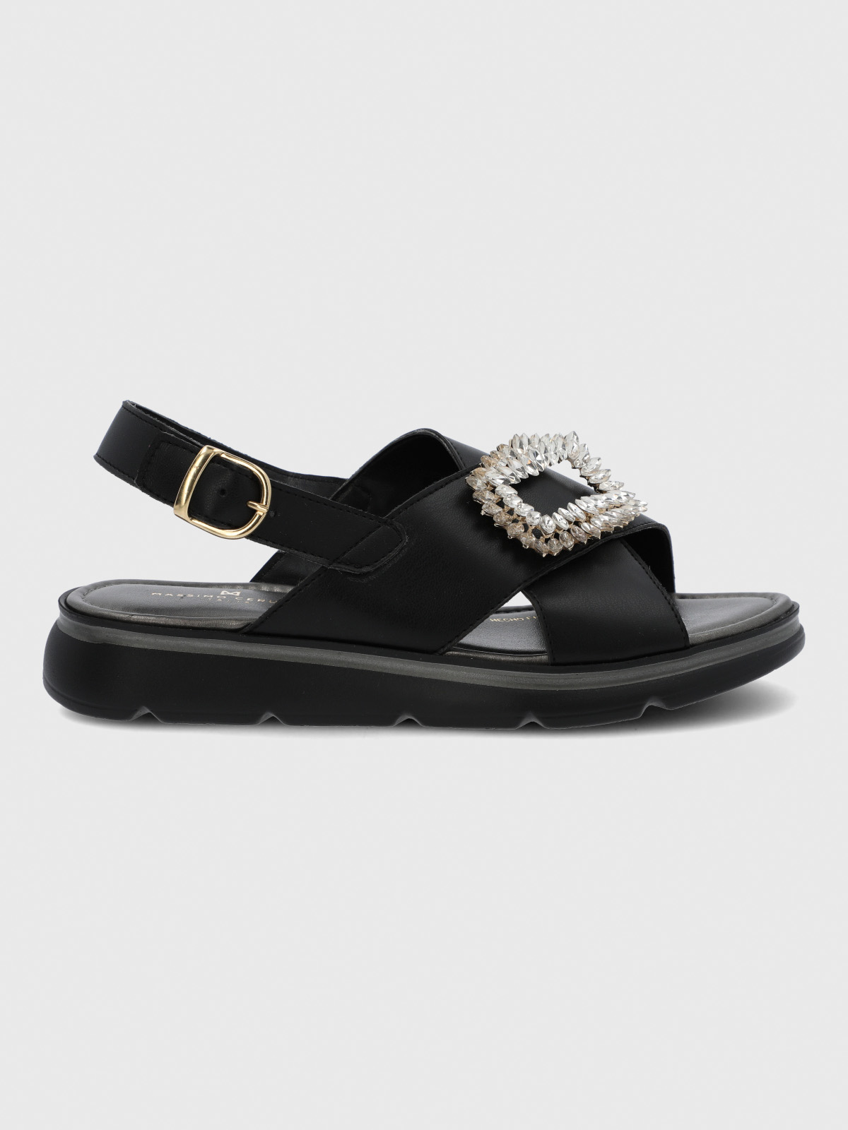 SANDALIA CERUTTI MUJER GULLO NEGRA HUSH PUPPIES - 4