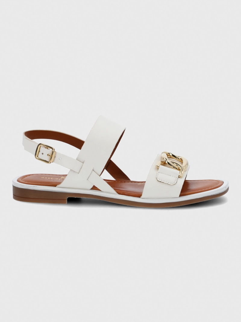 SANDALIA CERUTTI MUJER MIDIA BLANCA HUSH PUPPIES - 4