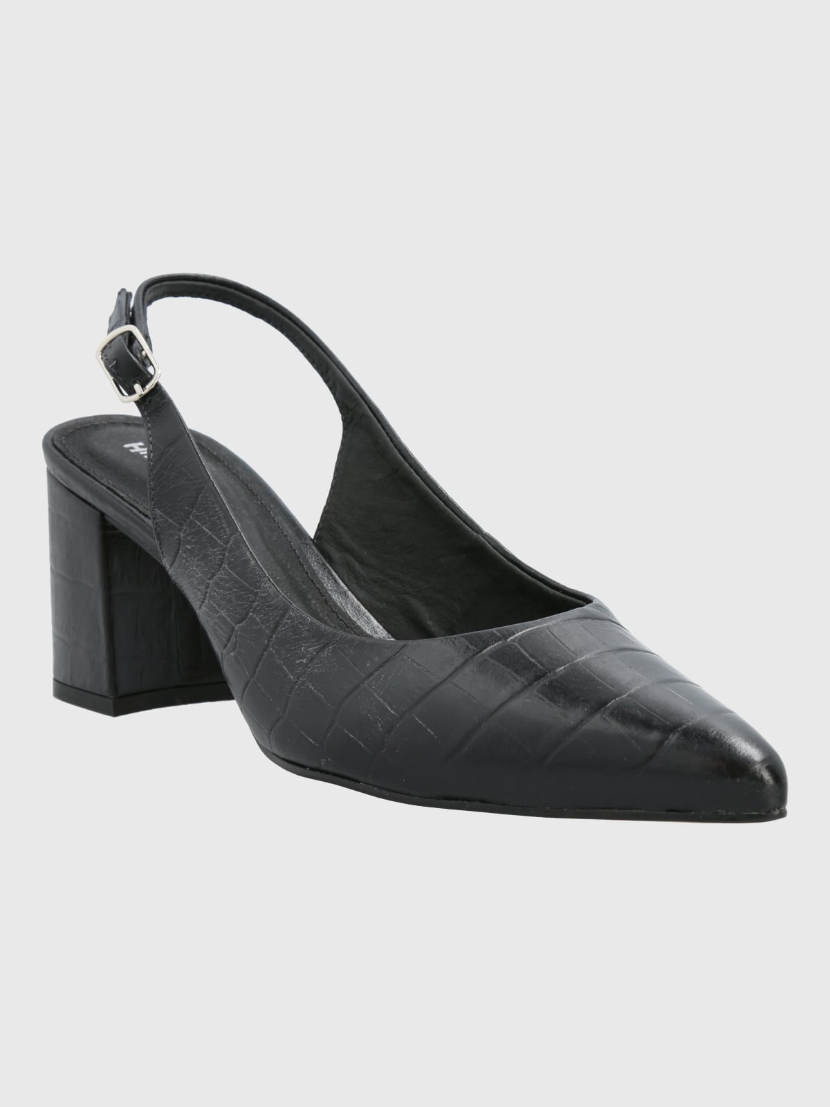 ZAPATO VESTIR MUJER CUERO DEBBIA NEGRO HUSH PUPPIES - 1