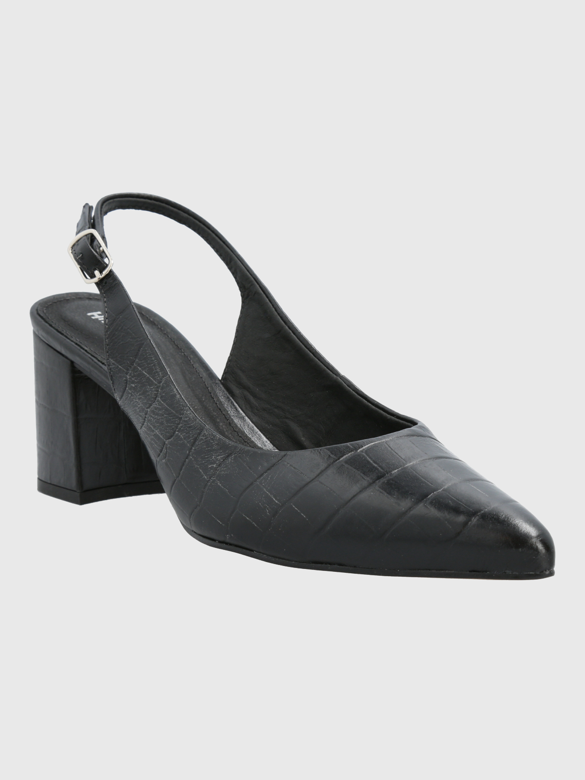 ZAPATO VESTIR MUJER CUERO DEBBIA NEGRO HUSH PUPPIES - 1