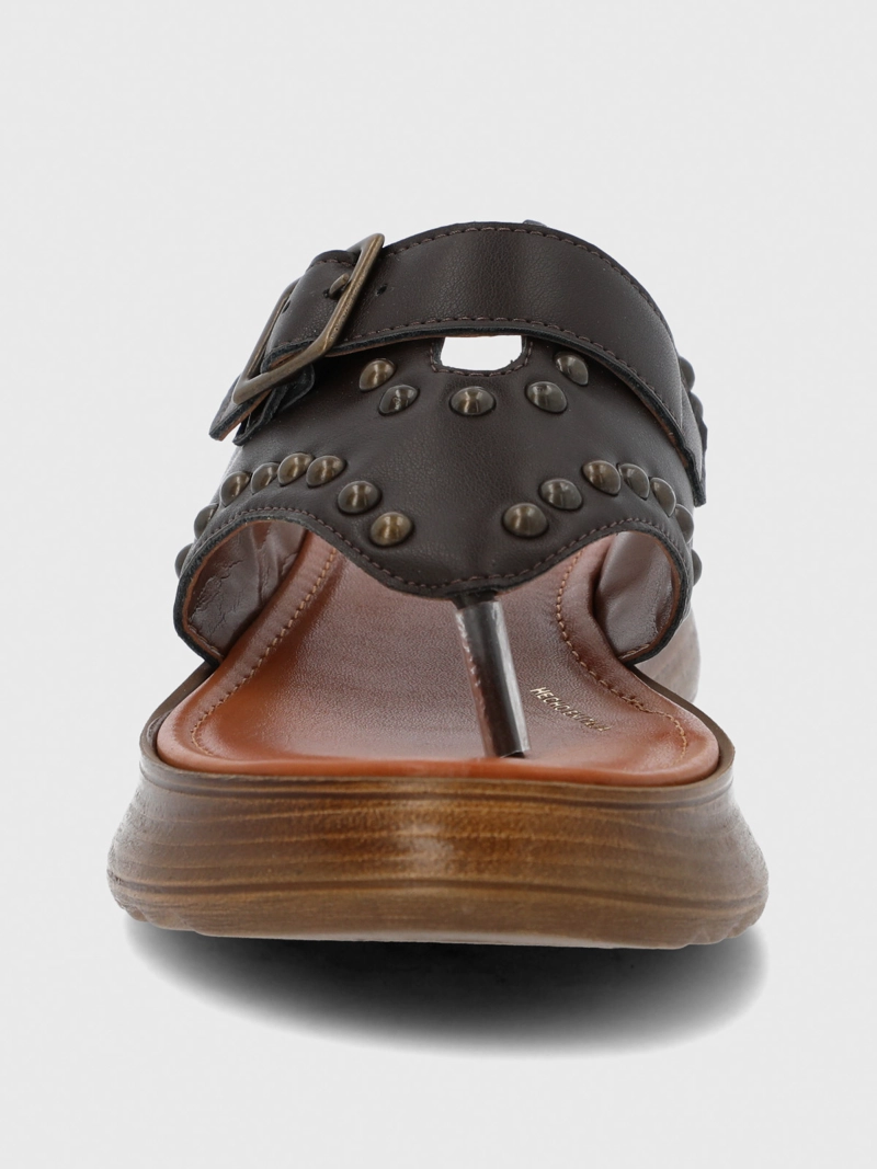 SANDALIA CERUTTI MUJER LIBERAZA CAFE  HUSH PUPPIES - 5