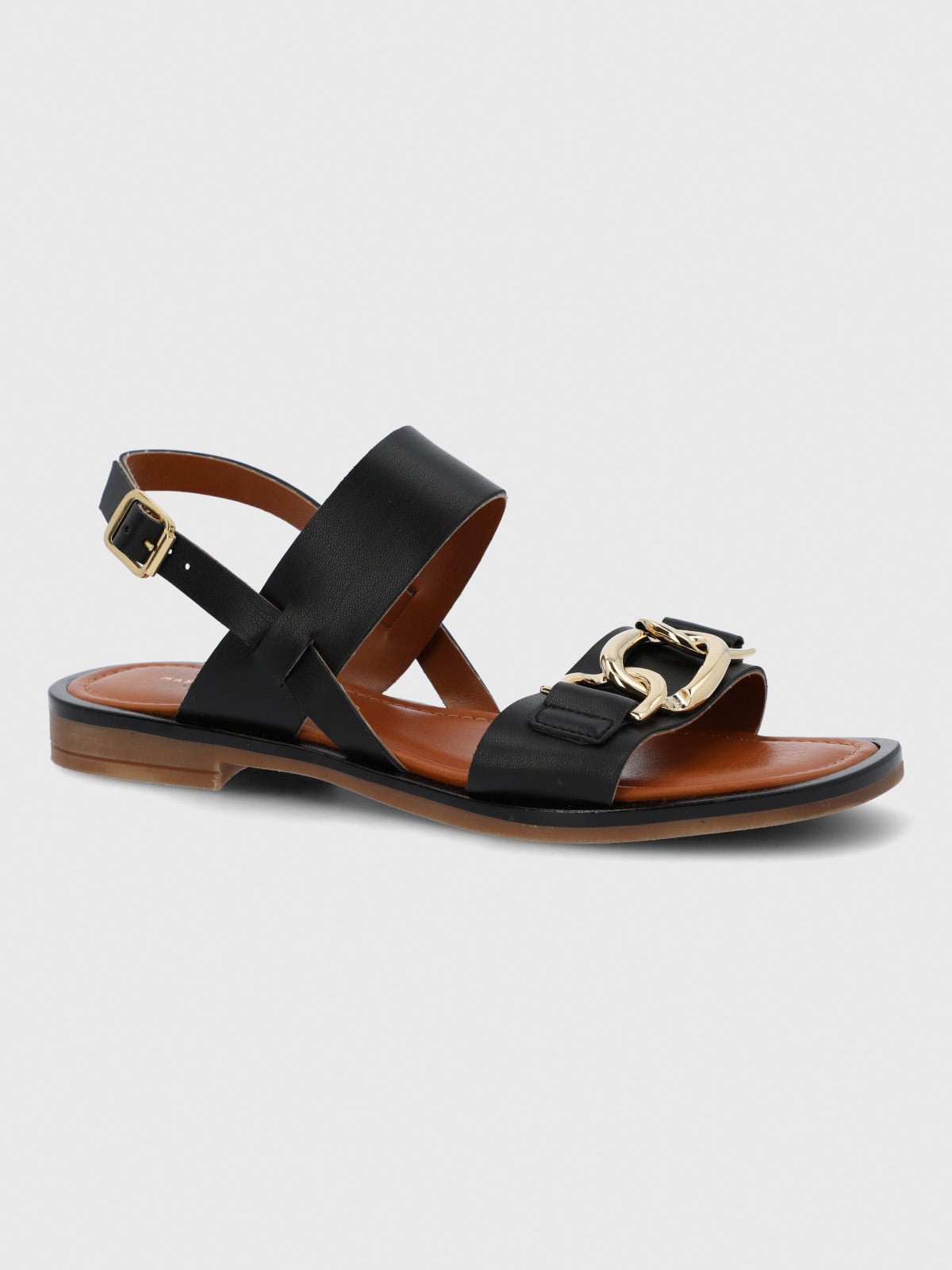 SANDALIA CERUTTI MUJER MIDIA NEGRA HUSH PUPPIES - 1