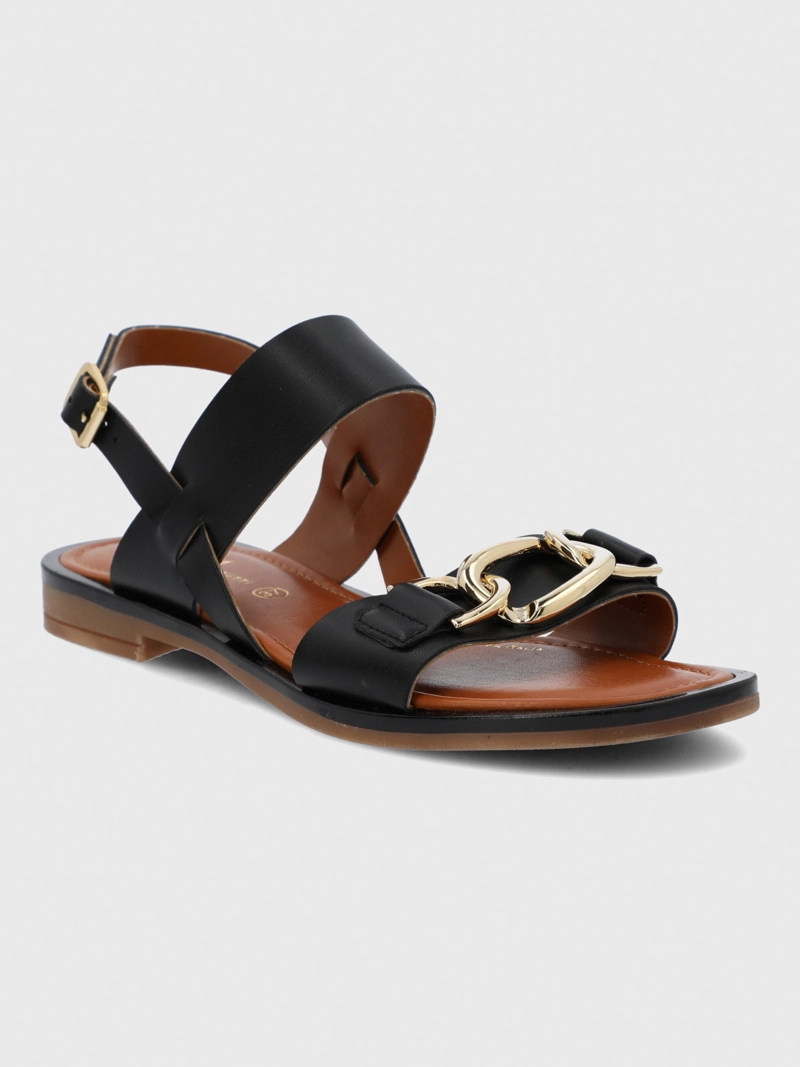 SANDALIA CERUTTI MUJER MIDIA NEGRA HUSH PUPPIES - 2