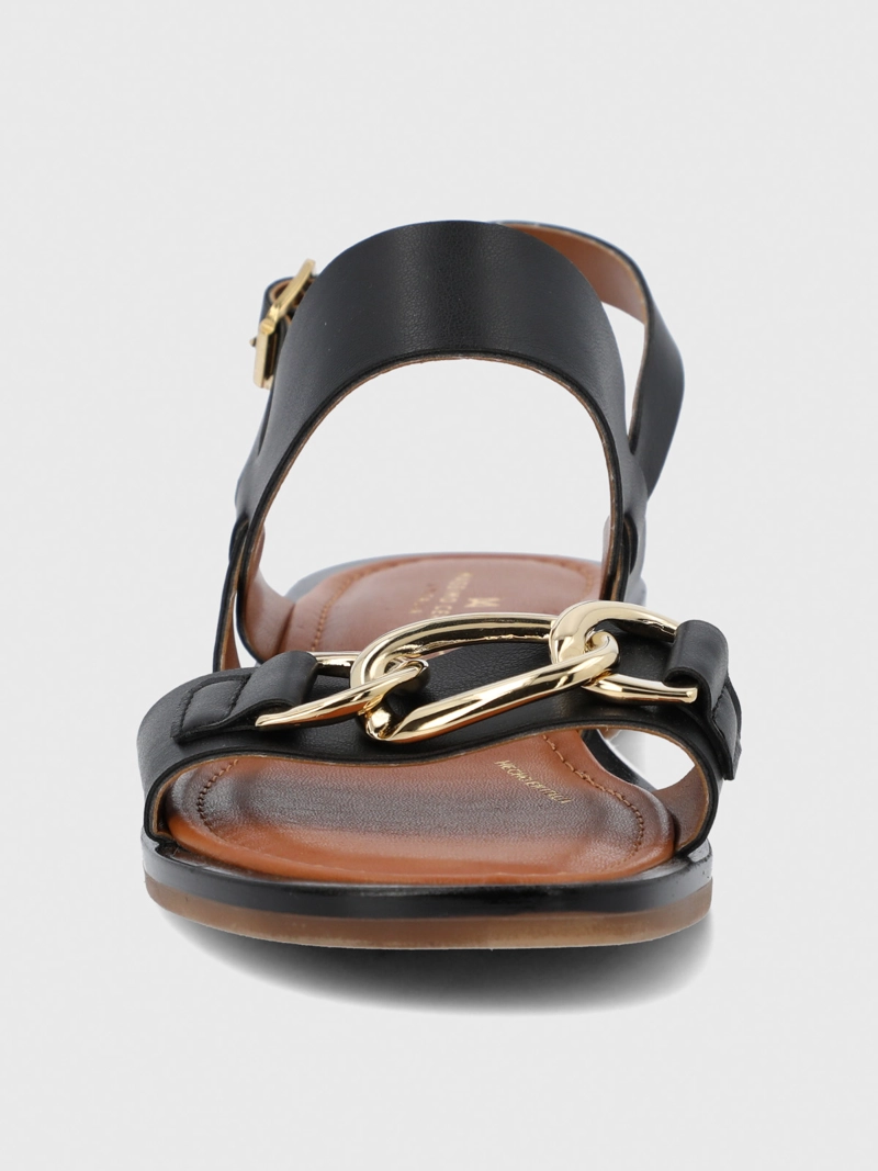 SANDALIA CERUTTI MUJER MIDIA NEGRA HUSH PUPPIES - 5