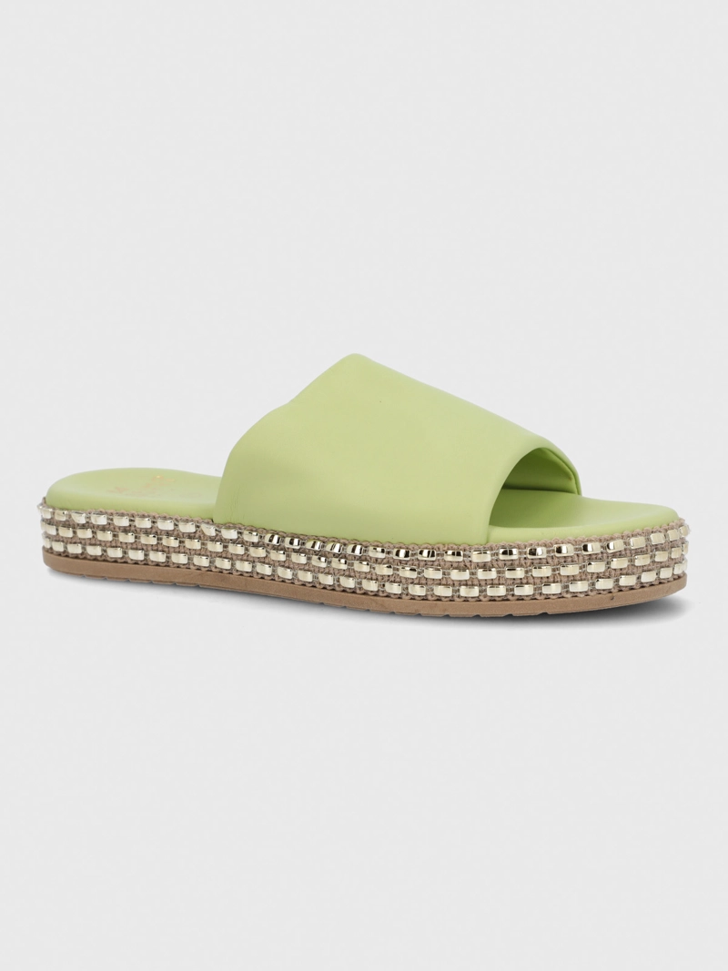 SANDALIA CERUTTI MUJER DUCATO VERDE HUSH PUPPIES - 1