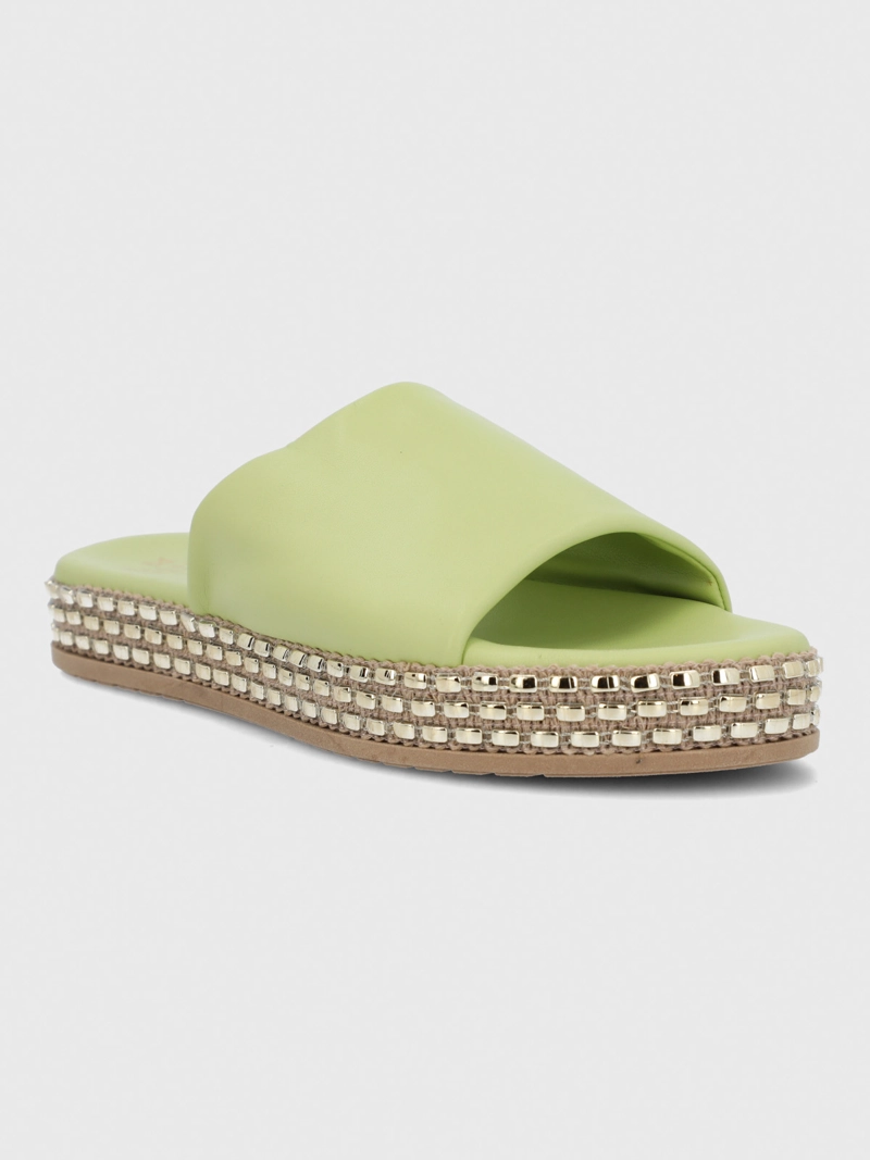 SANDALIA CERUTTI MUJER DUCATO VERDE HUSH PUPPIES - 2