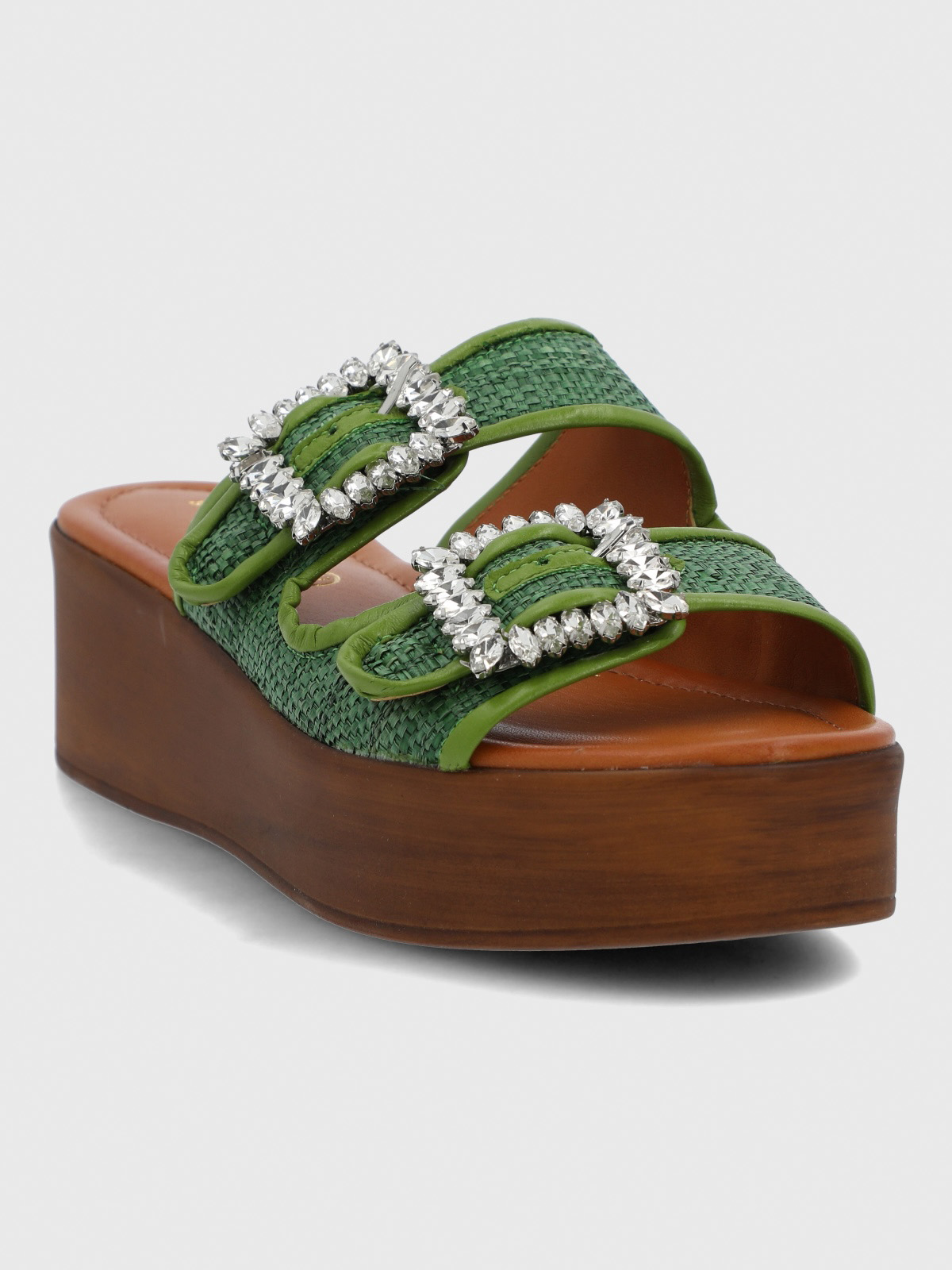 SANDALIA CERUTTI MUJER MULINI VERDE HUSH PUPPIES - 2