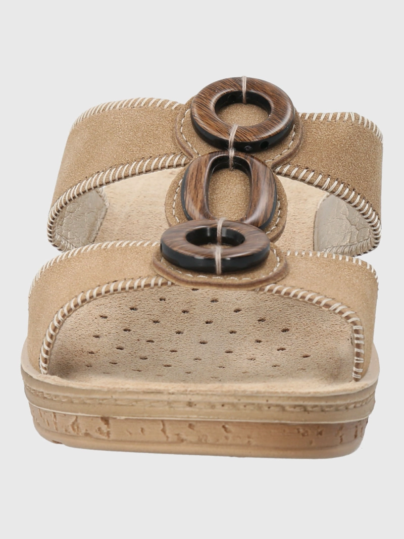 SANDALIA BUSSANA MUJER BEIGE HUSH PUPPIES - 4