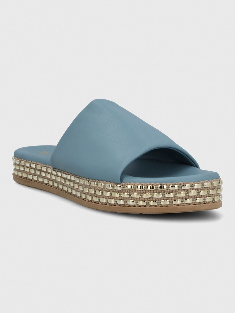 SANDALIA CERUTTI MUJER DUCATO AZUL HUSH PUPPIES - 2