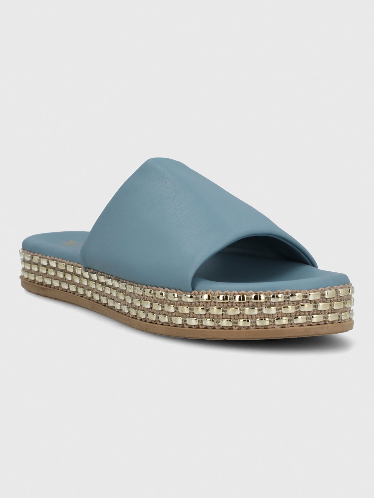 SANDALIA CERUTTI MUJER DUCATO AZUL HUSH PUPPIES - 2